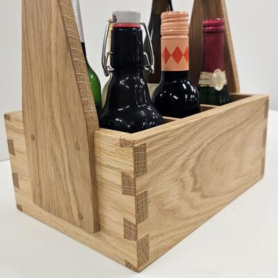 Flaschenträger aus Holz 