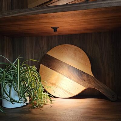 Pizzateller aus Holz, 33 cm 
